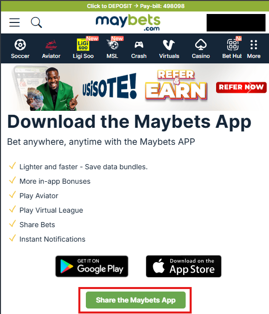 Share the App