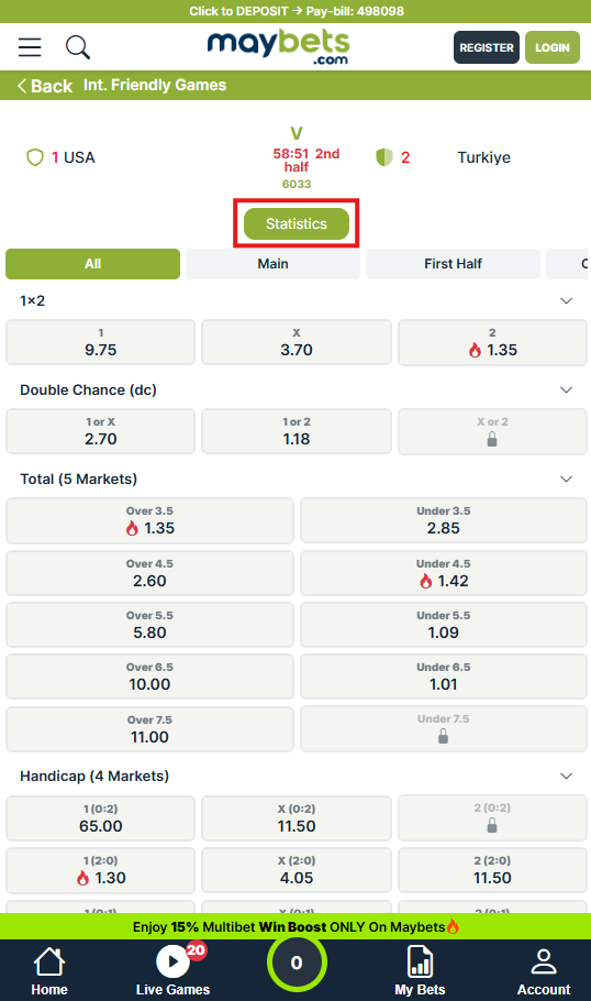 Live Stream Sports on Maybets